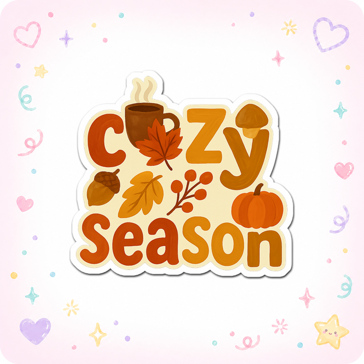 Cozy Season Guru Sticker - - Topperswap