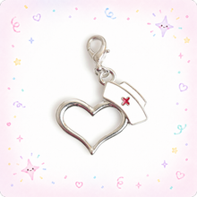 Nurse Hat Badge Reel Pendant Add-on