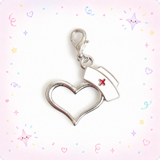 Nurse Hat Badge Reel Pendant Add-on