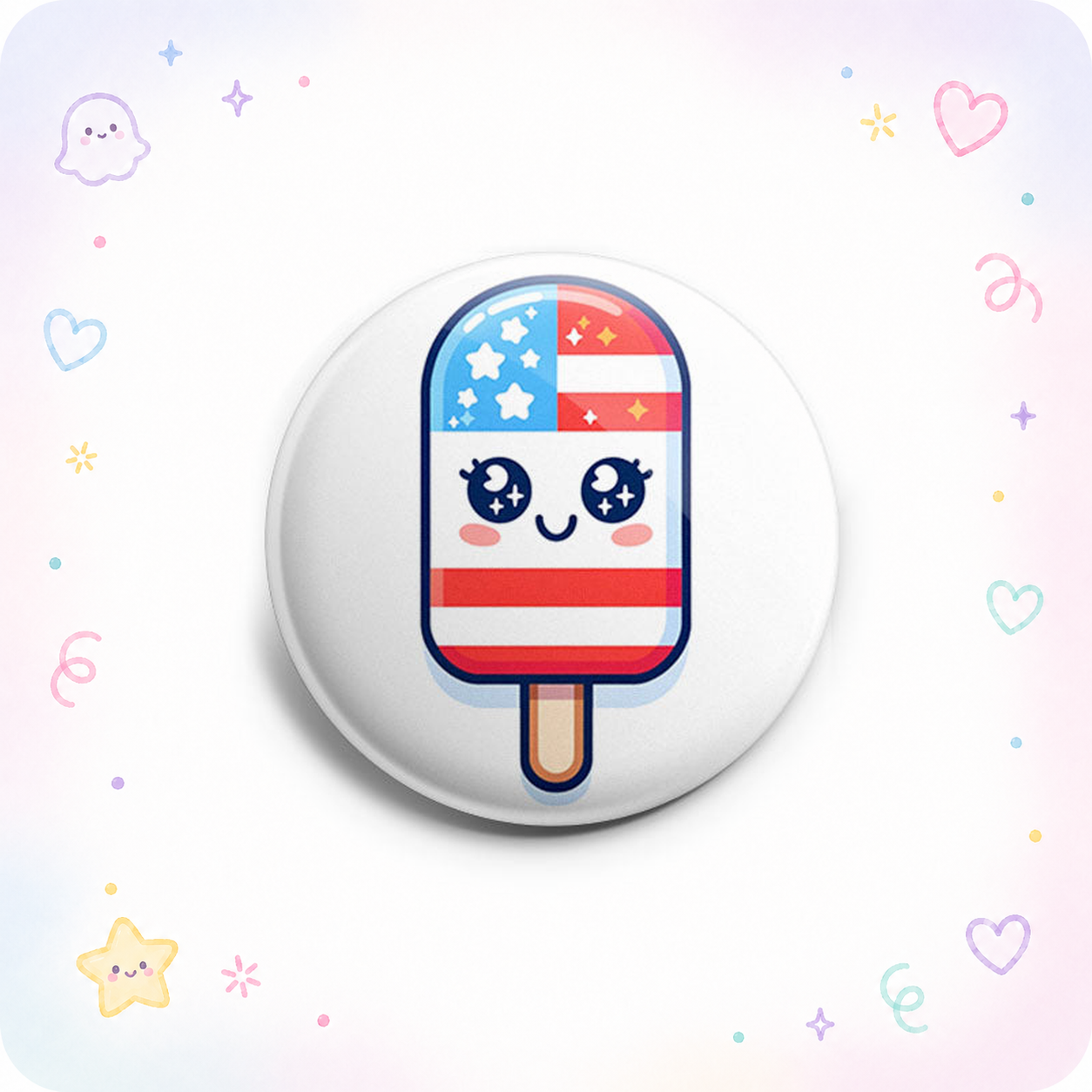Patriotic Ice Pop Topper - - Topperswap