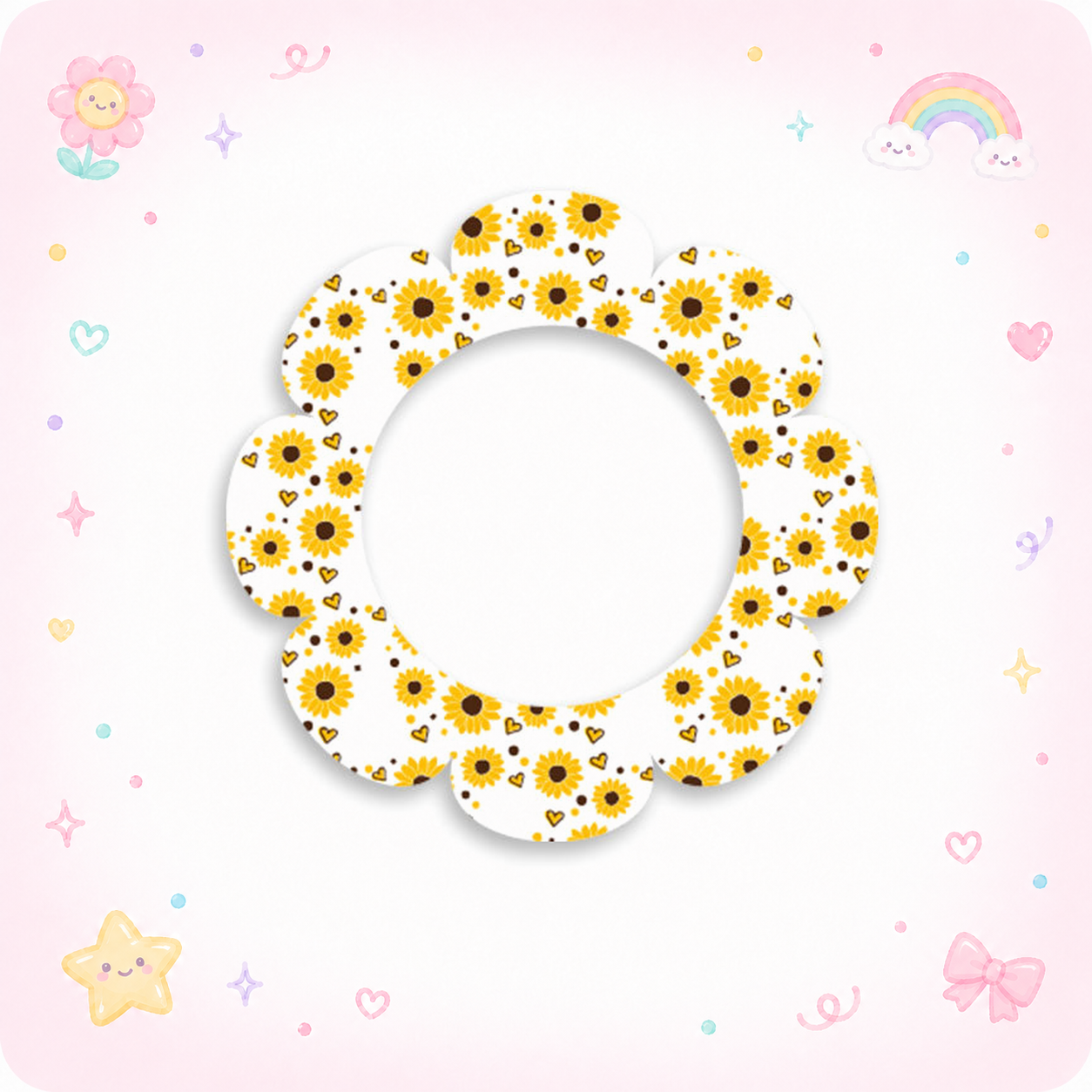 Sunflower Pattern Swapper Frame - - Topperswap