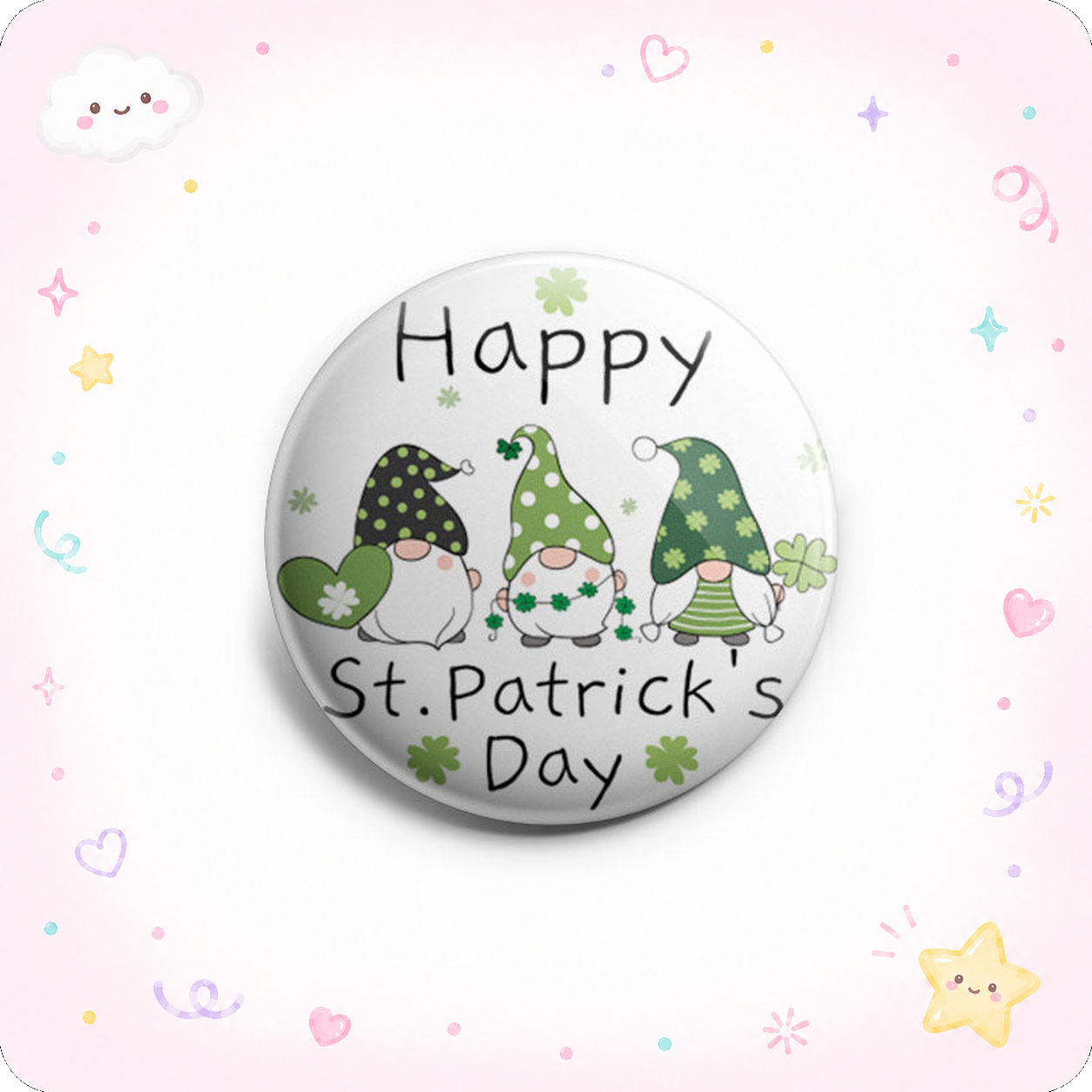 St. Patrick’s Day Gnomes Topper - - Topperswap