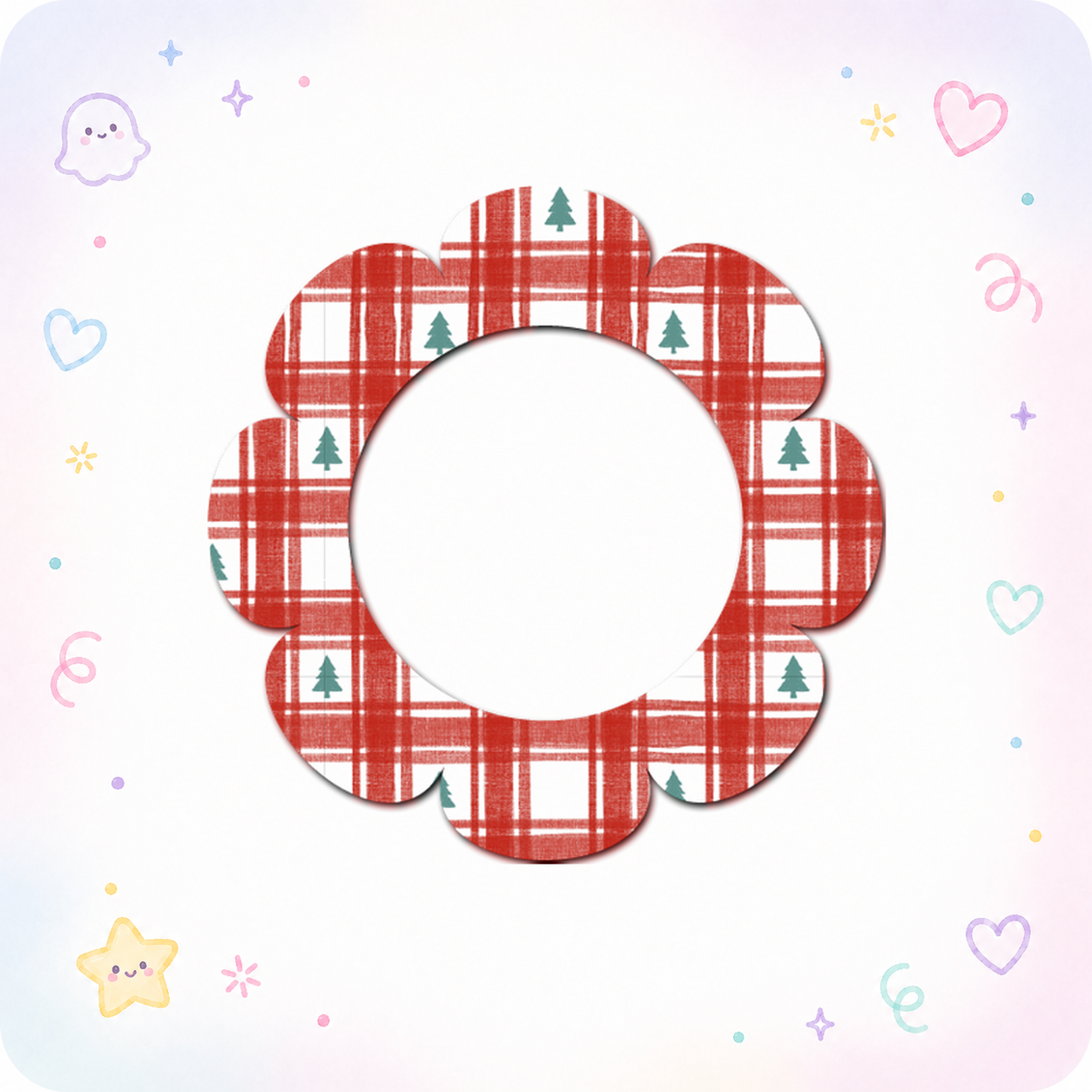 Plaid Party Swapper Frame - - Topperswap
