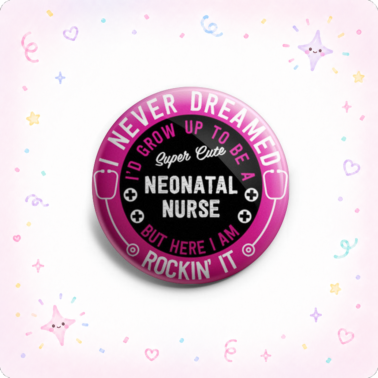 Super Cute Neonatal Nurse Topper - - Topperswap
