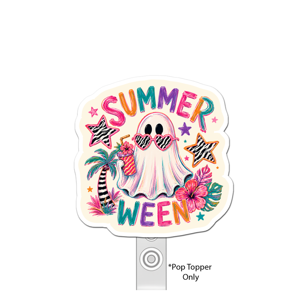 Beachy Boo Vibes Pop Topper