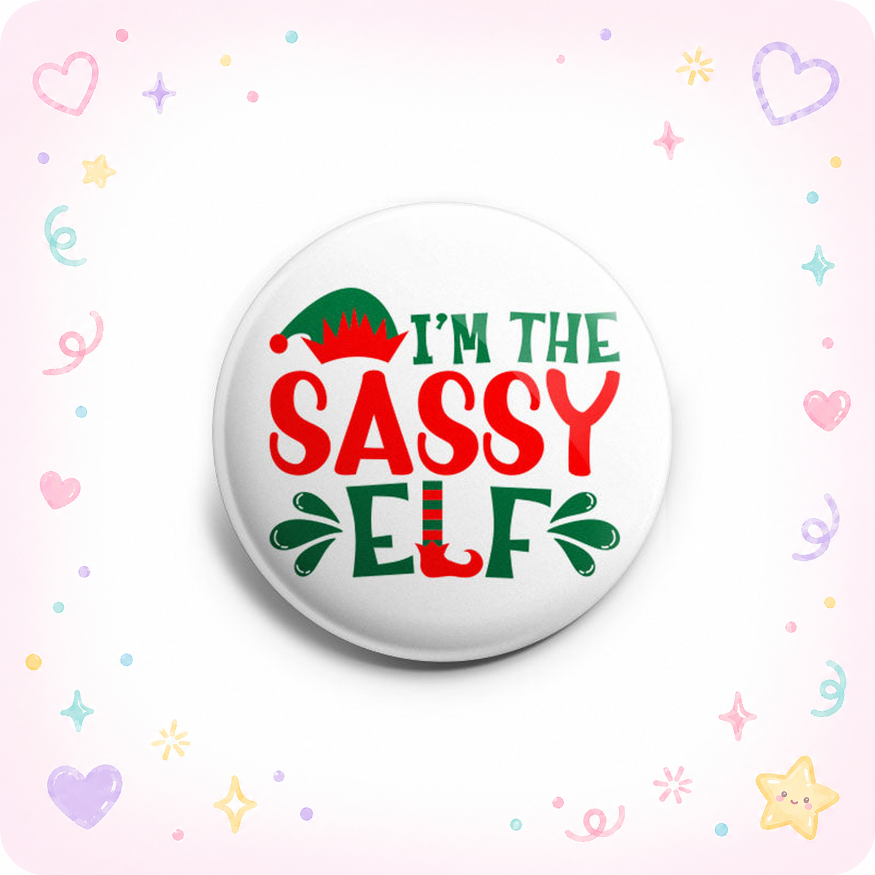 I'm The Sassy Elf Topper - - Topperswap