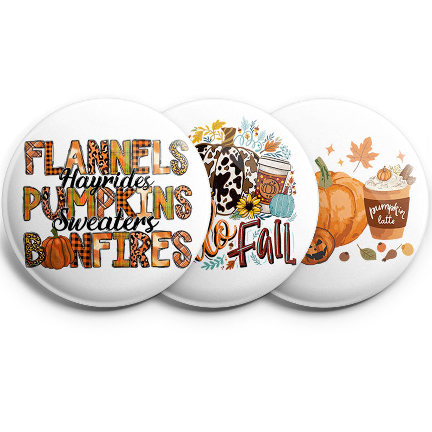 Cozy Pumpkin Topper 3-Pack (Save 5%) - - Topperswap