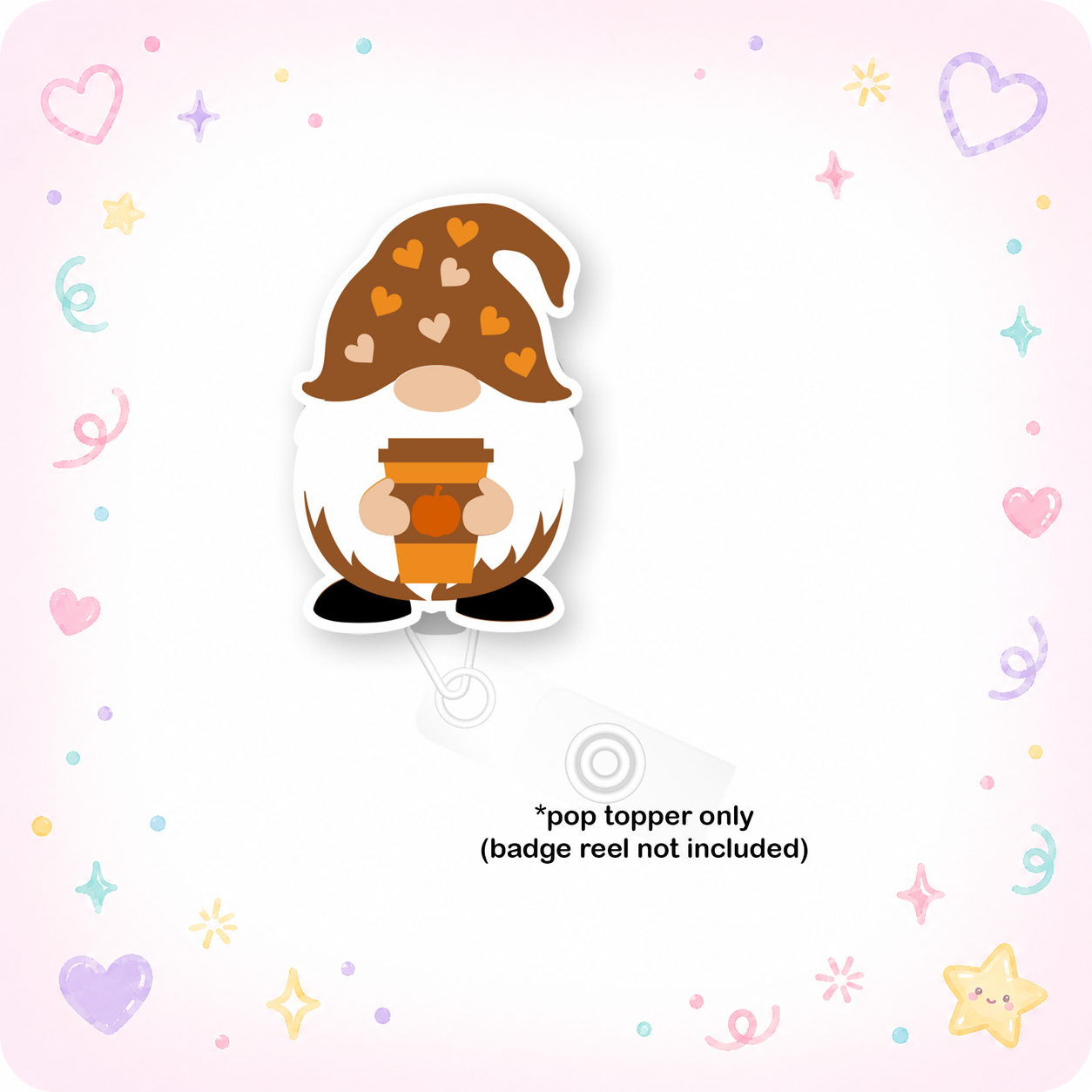 Pumpkin Spiced Latte Gnome Pop Topper - - Topperswap