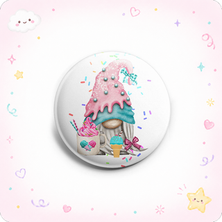 Ice Cream Melt Gnome Topper