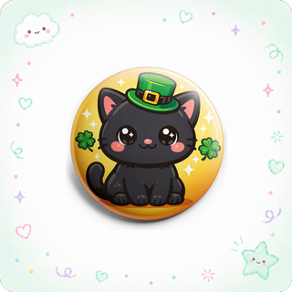 Lucky Black Cat Topper