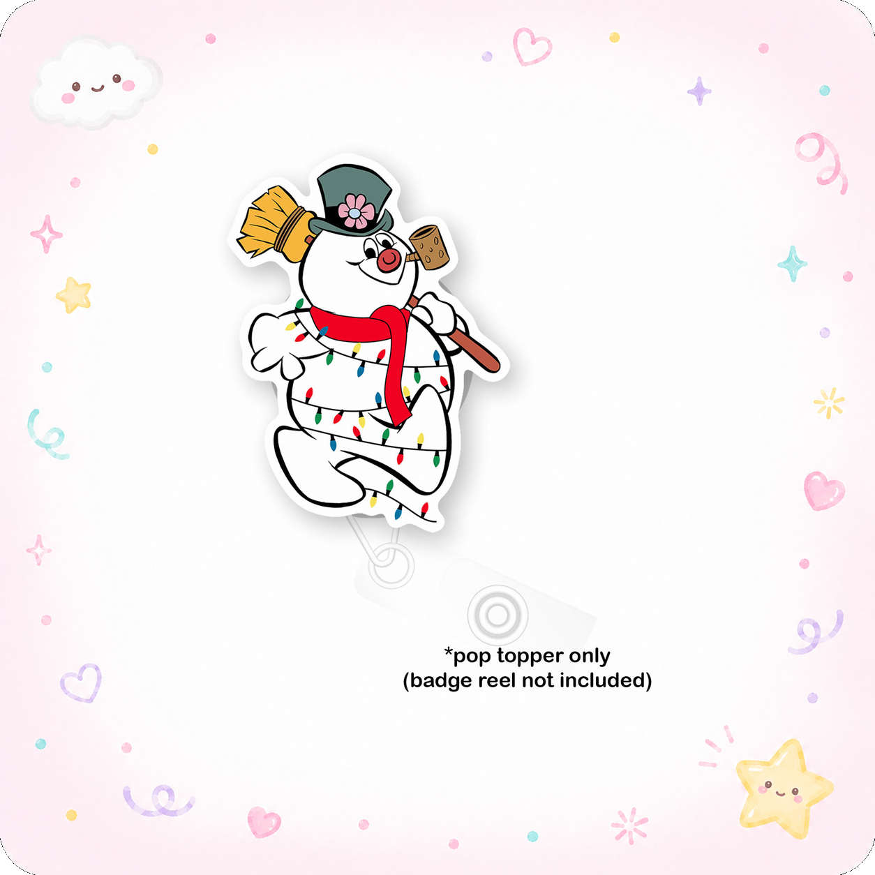 Frosty in Lights Pop Topper - - Topperswap