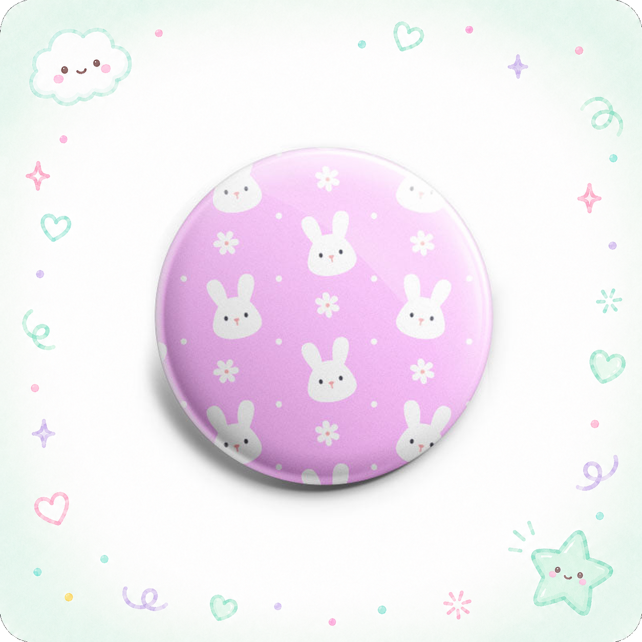 Bunnies on Parade Topper - - Topperswap