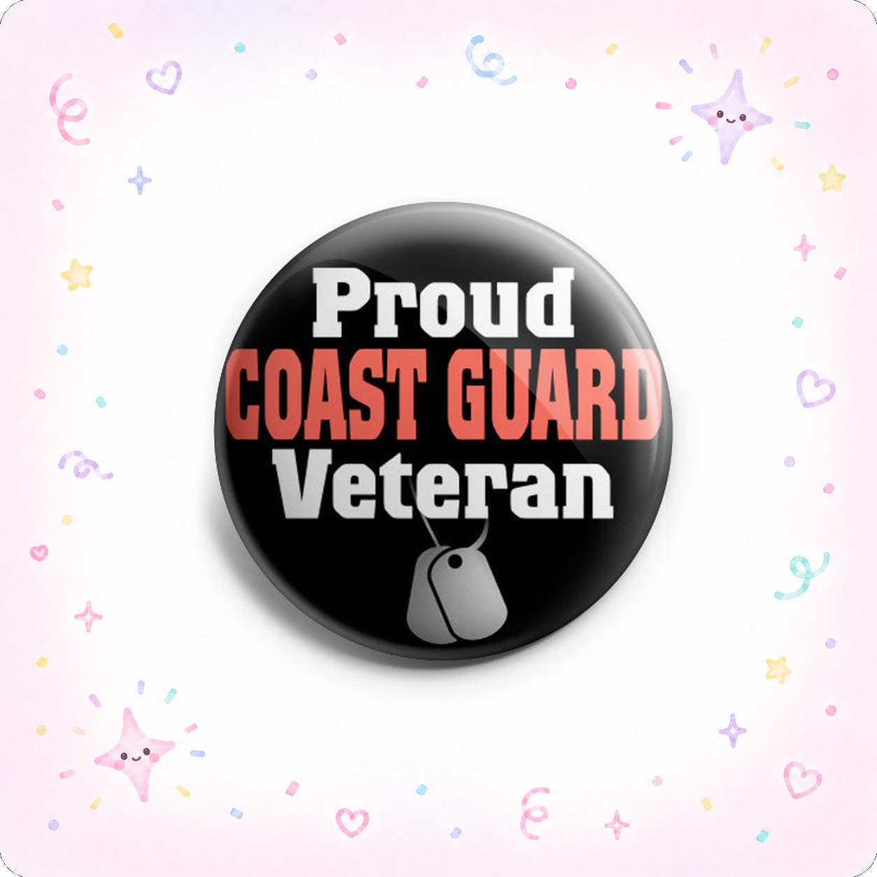 Coast Guard Veteran Topper - - Topperswap