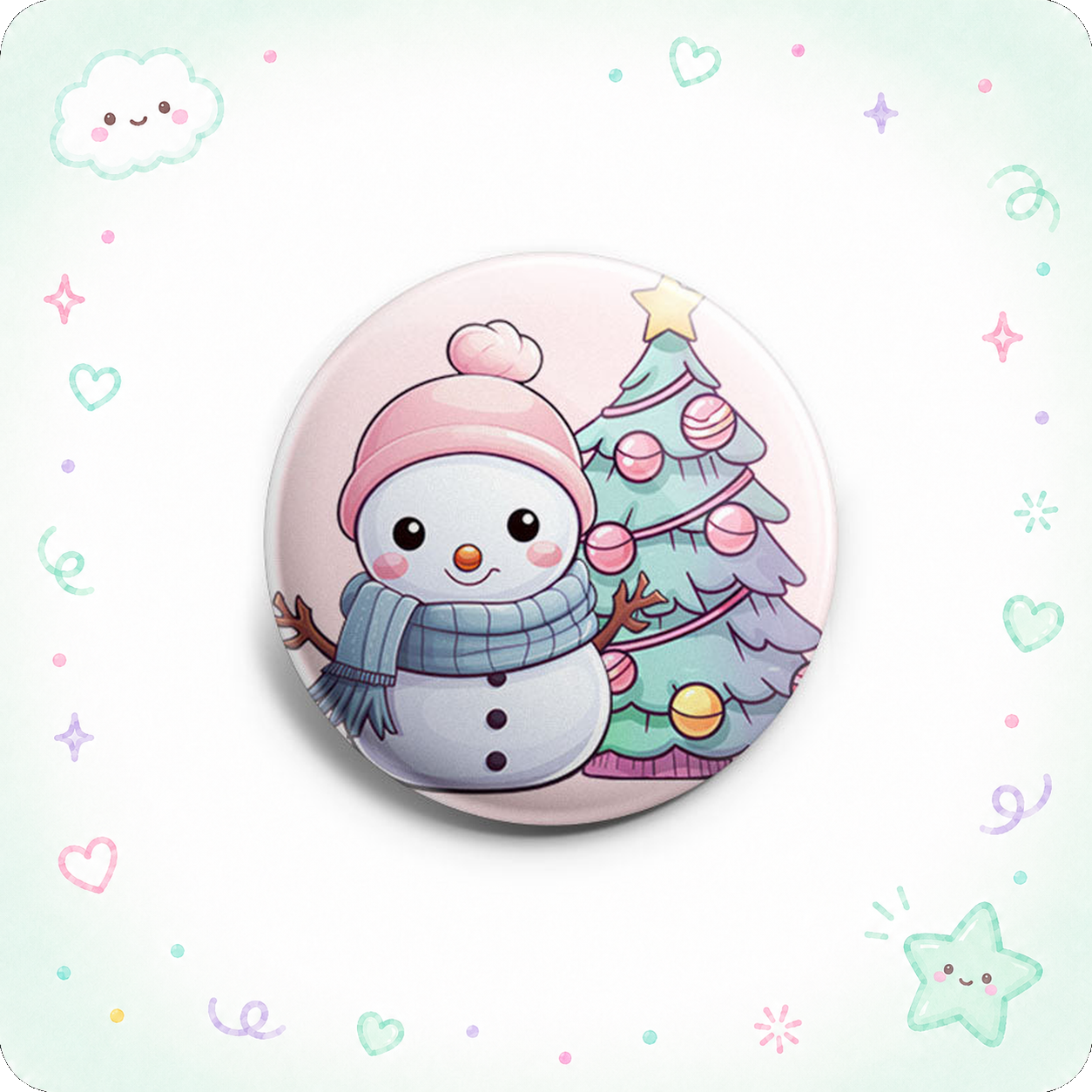 Snowman Sparkle Delight Topper - - Topperswap