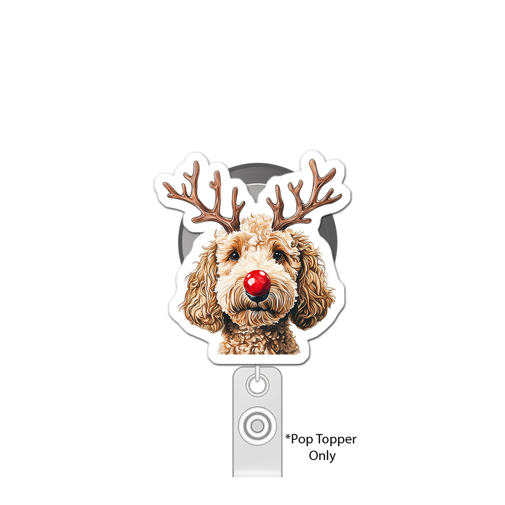 Rudolph's Doodle Delight Pop Topper - - Topperswap