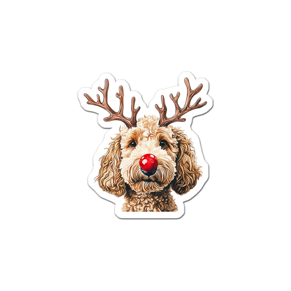 Rudolph's Doodle Delight Sticker - - Topperswap