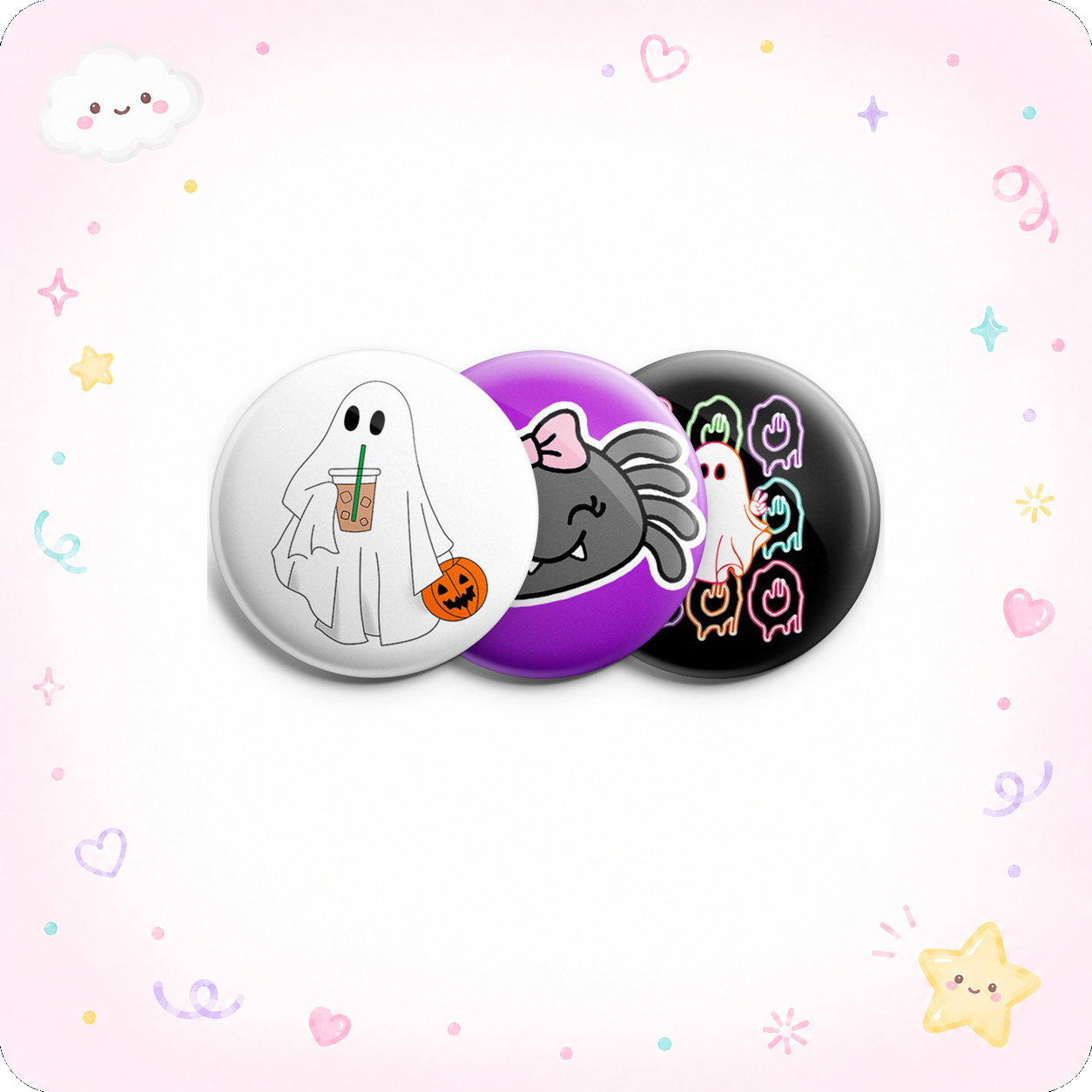 Ghostly Treats Topper 3-Pack (Save 5%) - - Topperswap