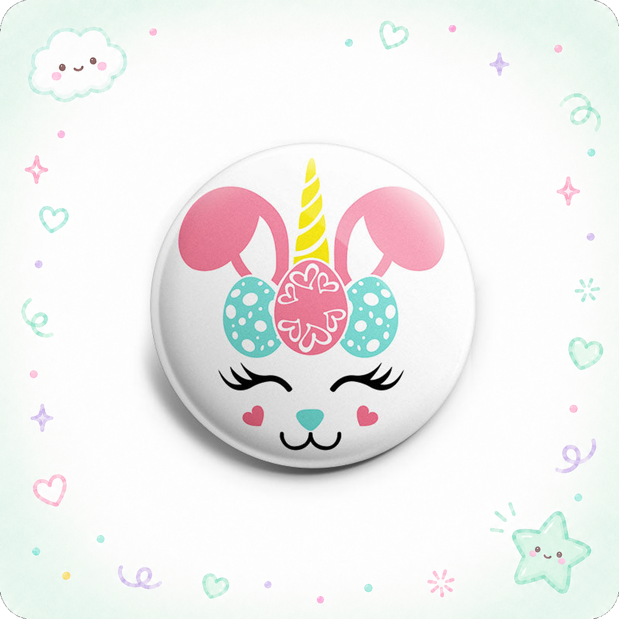 Unicorn Bunny Topper - - Topperswap