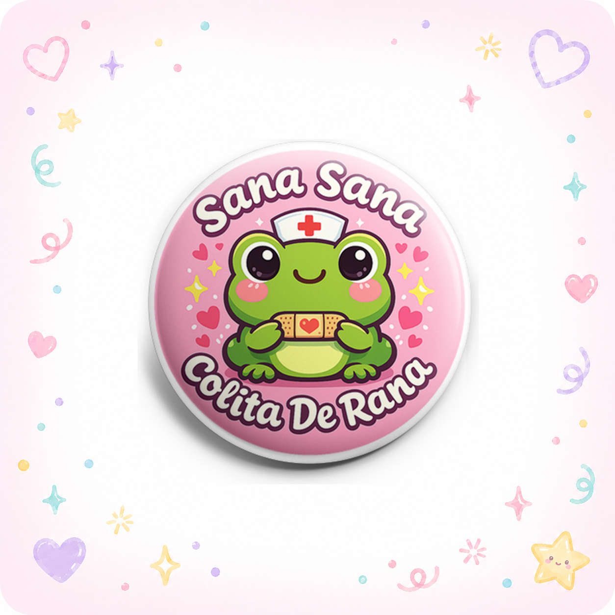 Sana Sana Colita De Rana — Nurse Frog Topper - - Topperswap