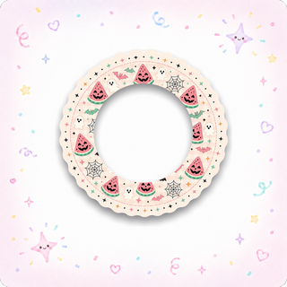 halloween watermelon pattern Swapper Frame
