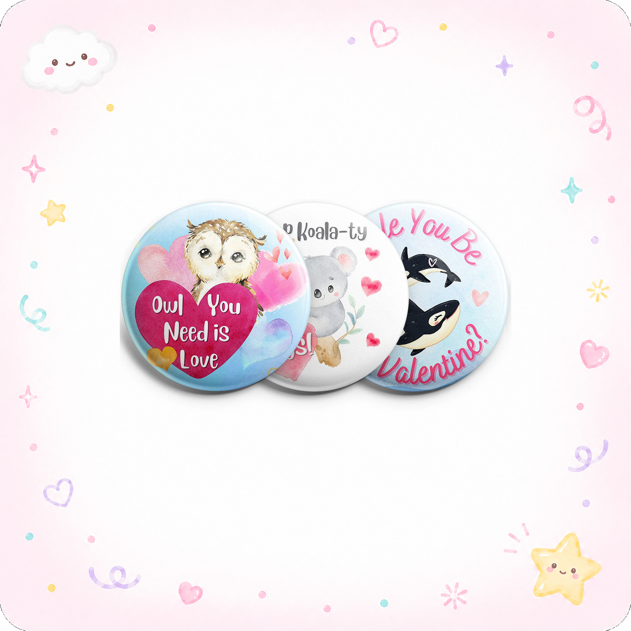 Valentine's Cheesy Puns 3-Pack - - Topperswap