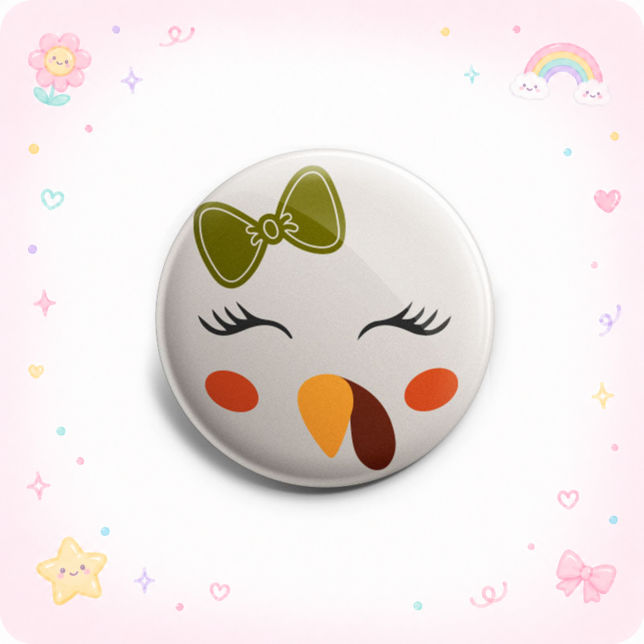Blushing Bella the Turkey Topper - - Topperswap