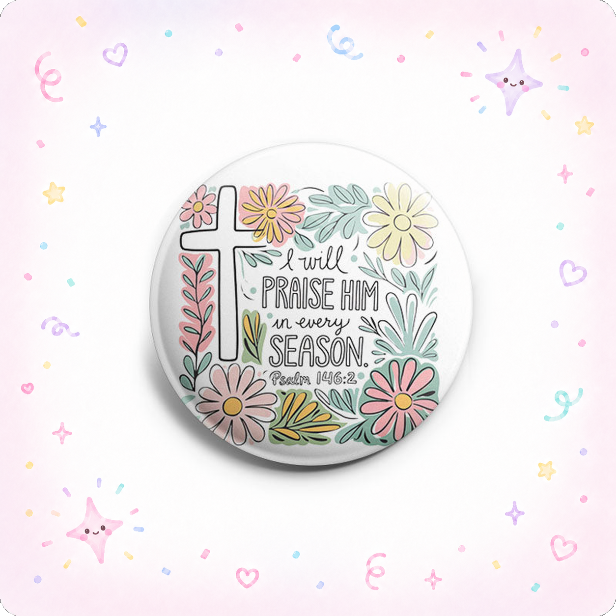 Praise Him Floral Topper - - Topperswap