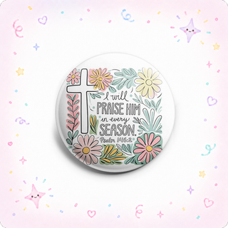 Praise Him Floral Topper