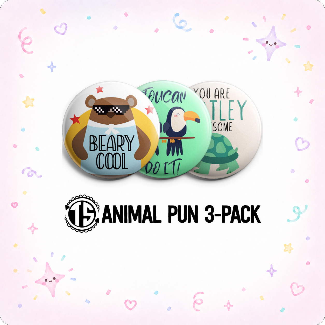 Animal Fun 3-Pack - (Save 5%) - - Topperswap