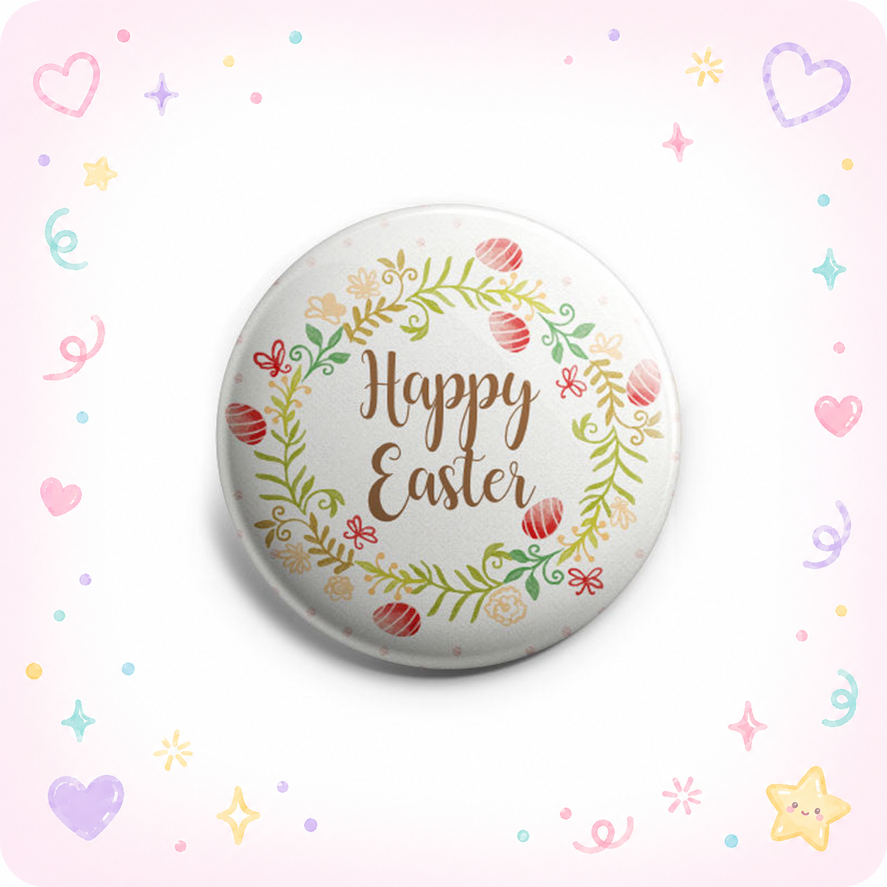 Happy Easter Wreath Topper - Vault - - Topperswap