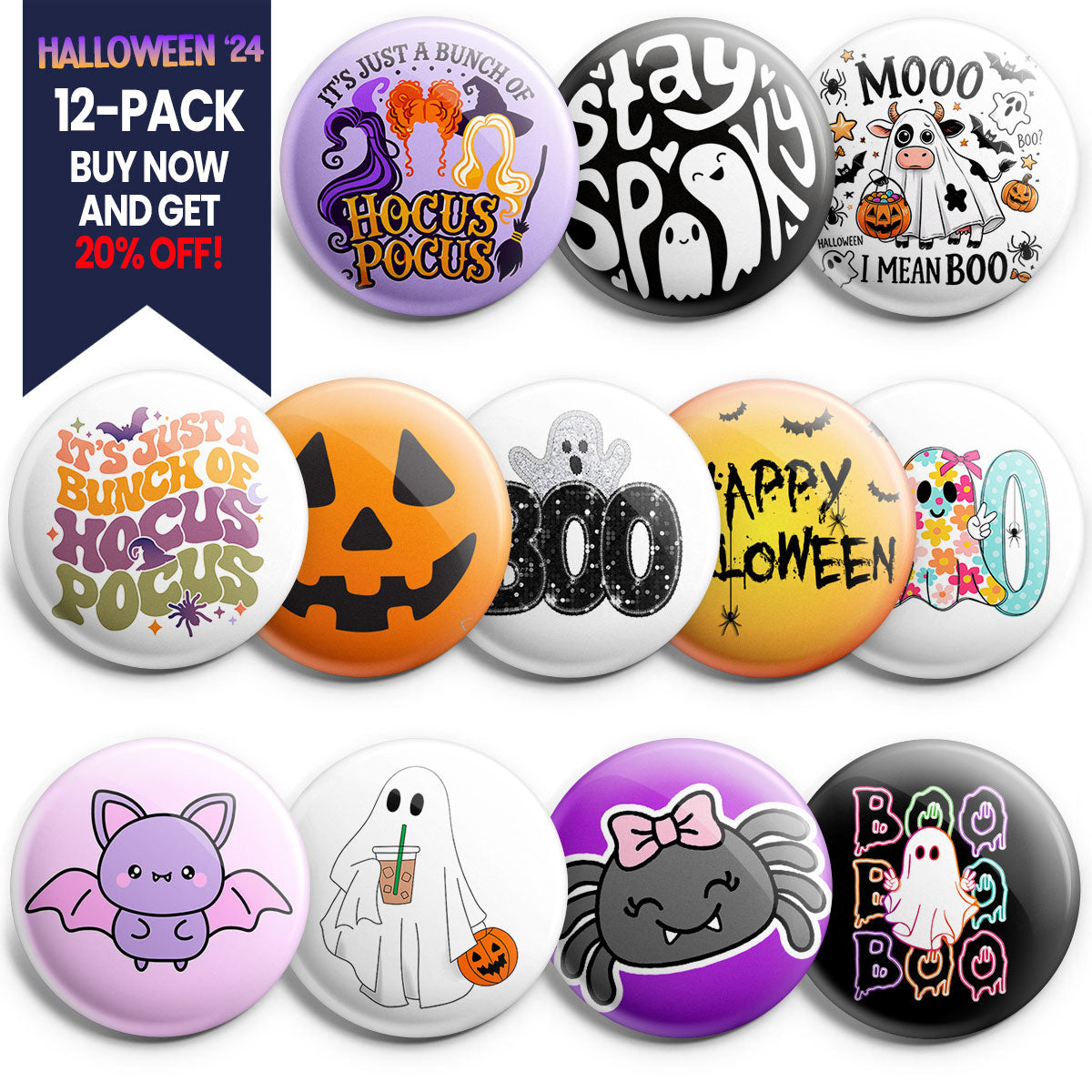 Ultimate Spooky Halloween Topper 12-Pack (Save 20%) - - Topperswap
