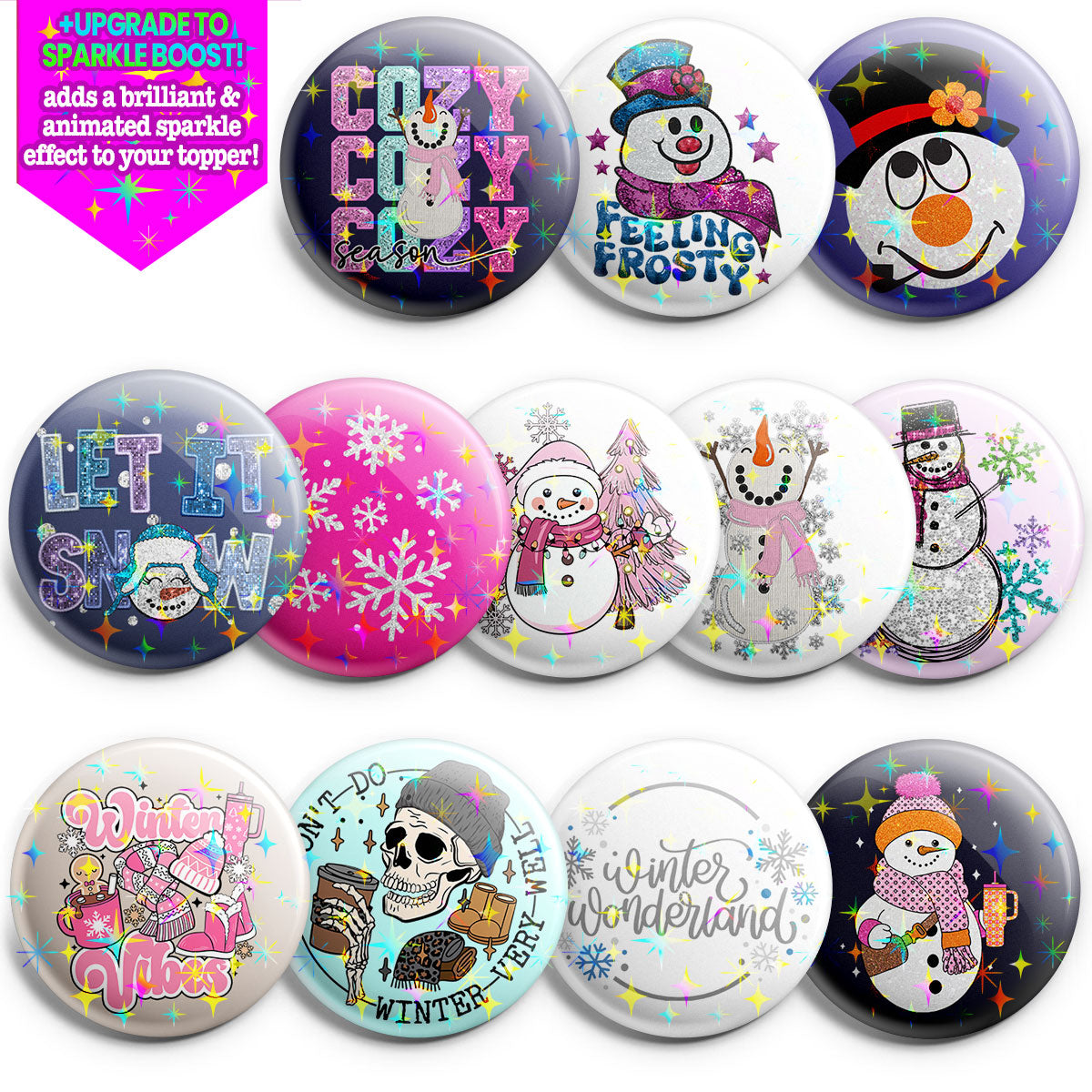Winter Wonderland Topper 12-Pack (Save 20%) - - Topperswap