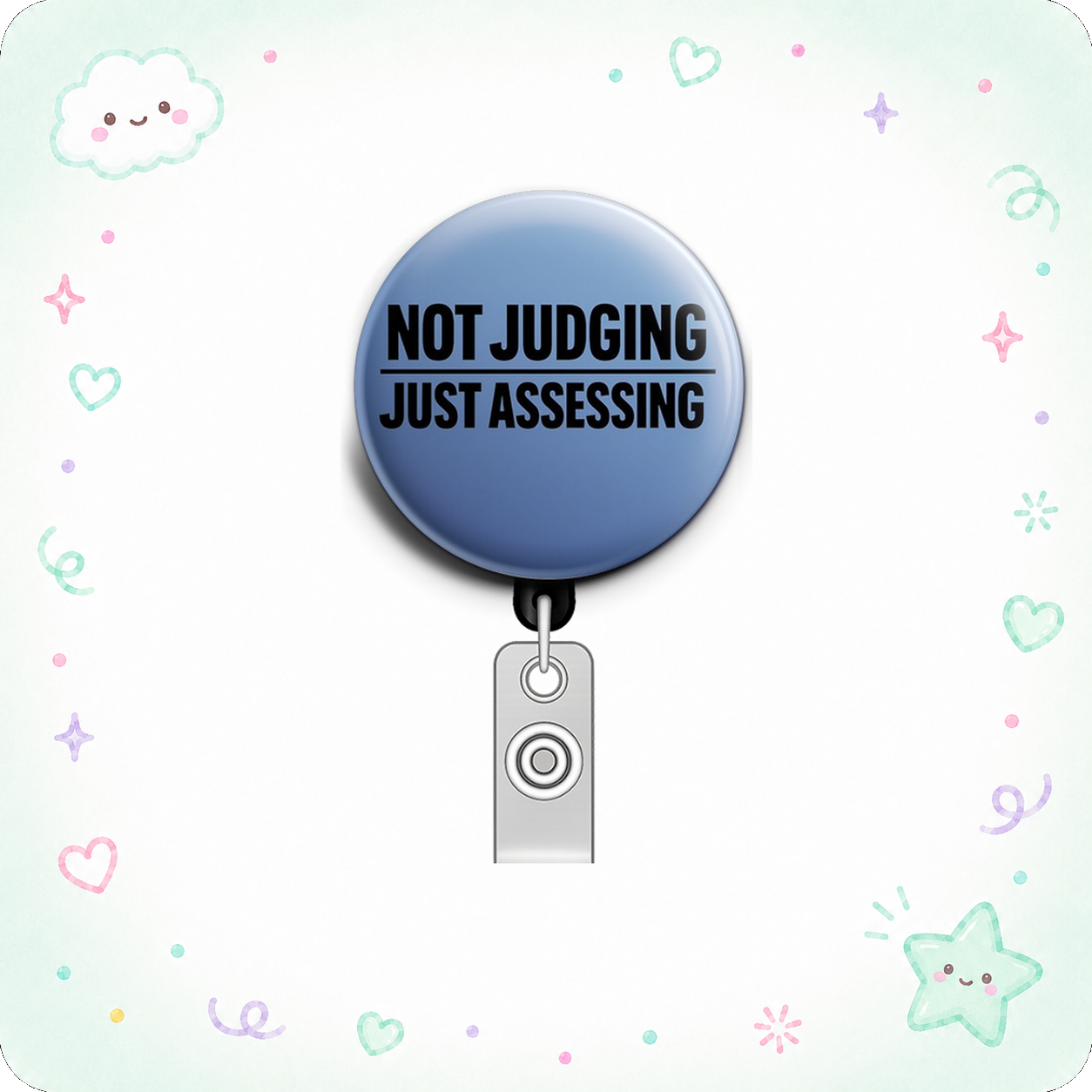 Judgment Swapfinity Retractable ID Badge Reel - - Topperswap