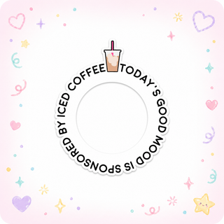 Sponsored By Iced Coffee Swapfinity Swapper Frame
