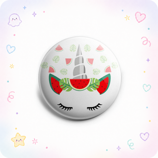 Cute Watermelon Unicorn Topper