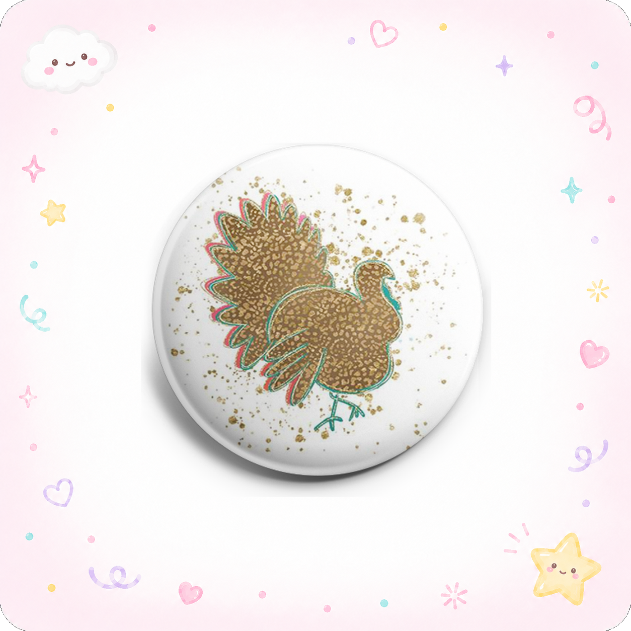 Gobble Glitter Topper - - Topperswap