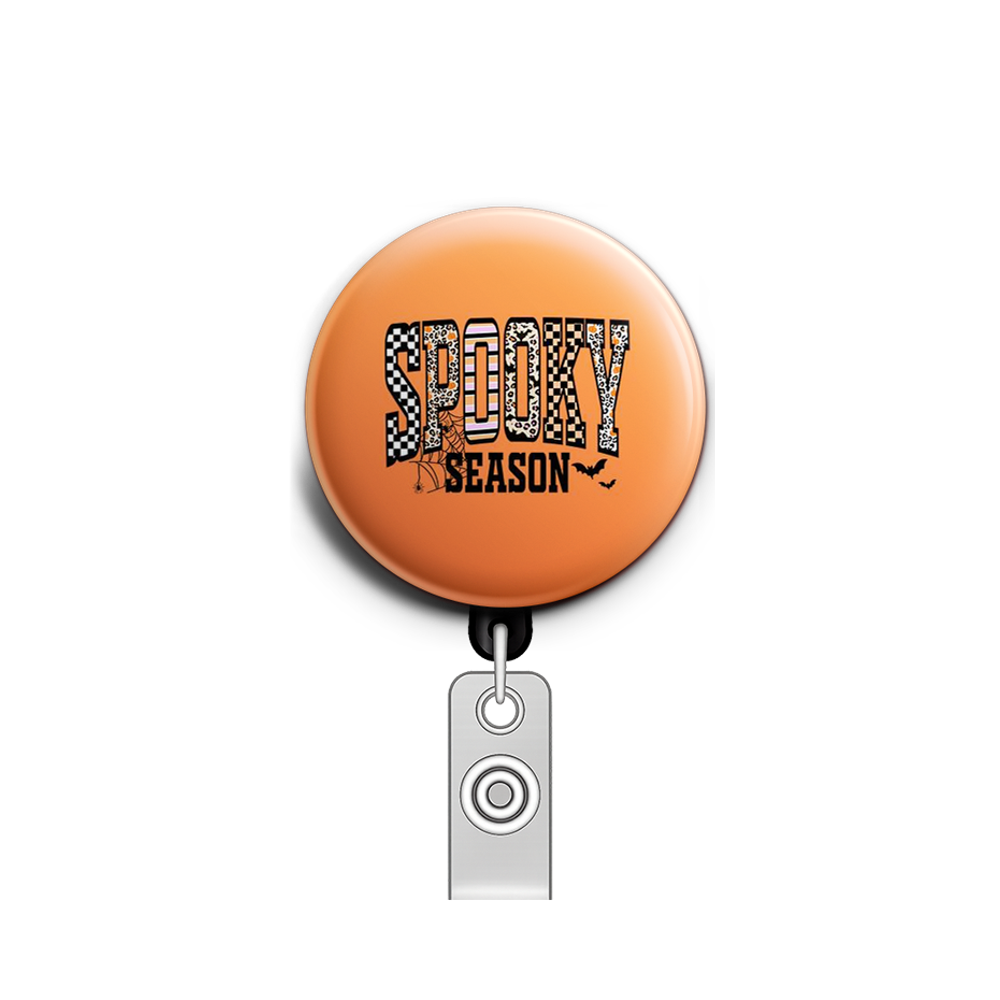 Spooky Season Swapfinity Retractable ID Badge Reel - - Topperswap