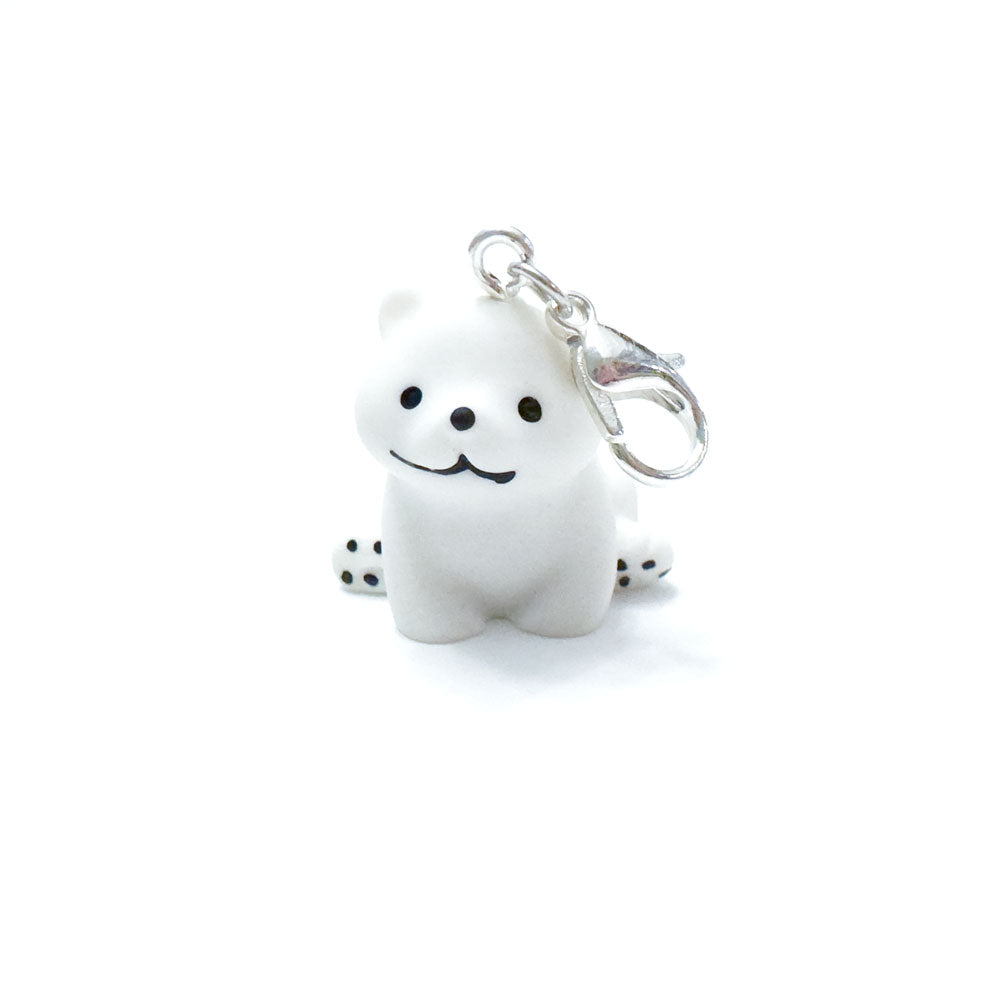 Frosty Frolic Polar Bear Charm Badge Reel Add-on - - Topperswap