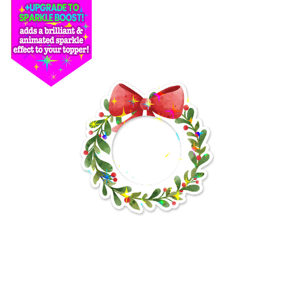 Elegant Bow Wreath Swapper - Make it Sparkle! - Topperswap
