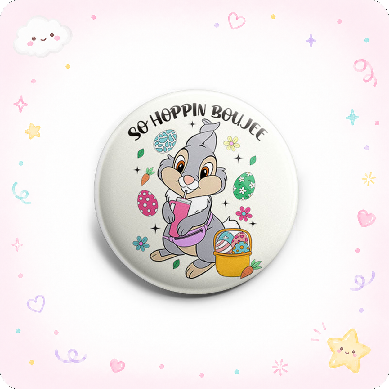 Boujee Bunny Easter Hunt Topper - - Topperswap