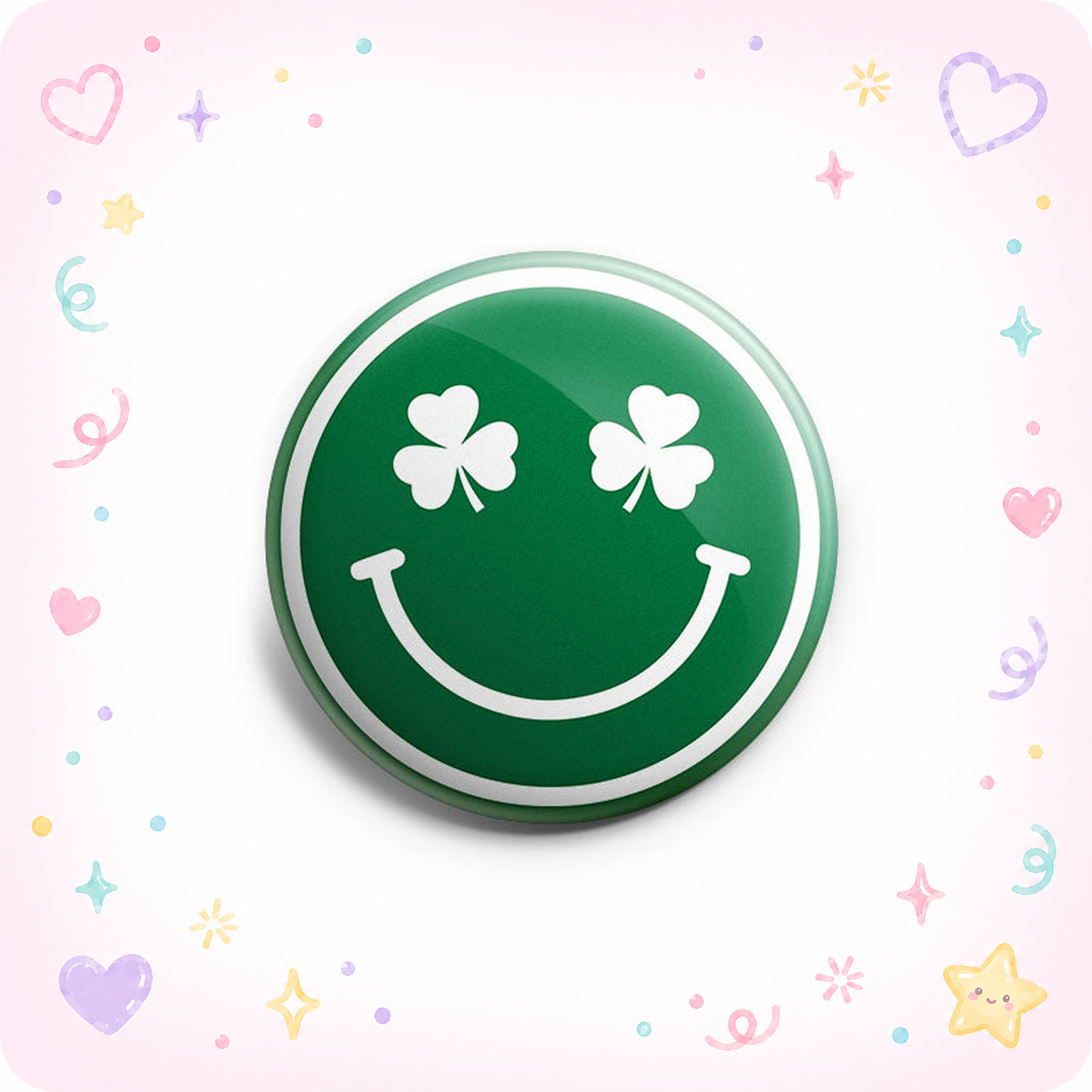 Smiley Shamrock Topper - - Topperswap