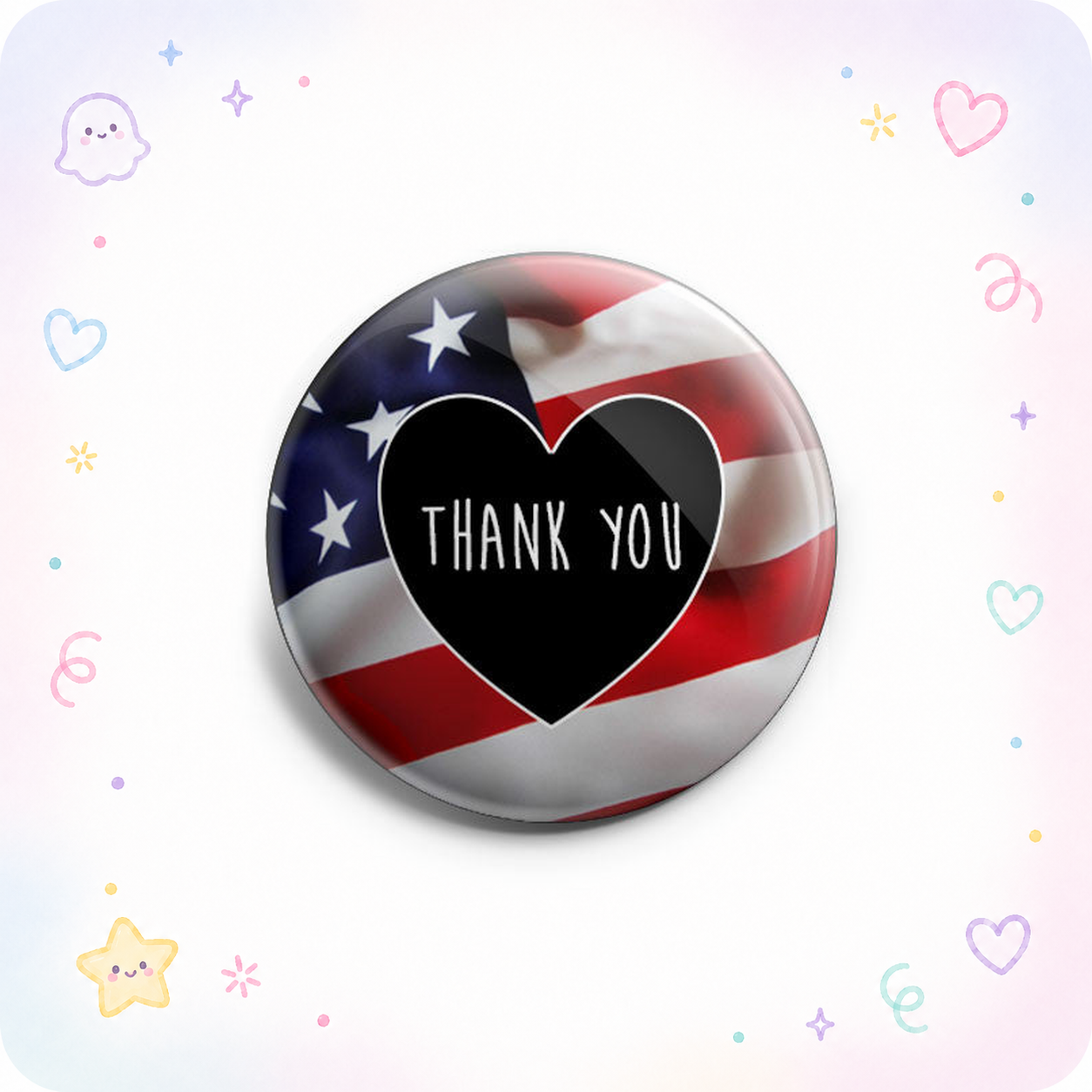 Thank You To Our Troops and Veterans Topper - - Topperswap