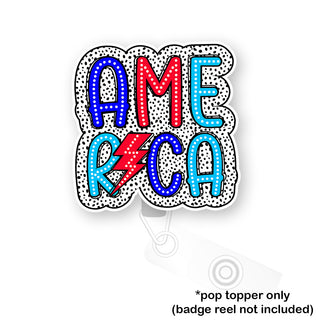Electric AMERICA Pop Topper