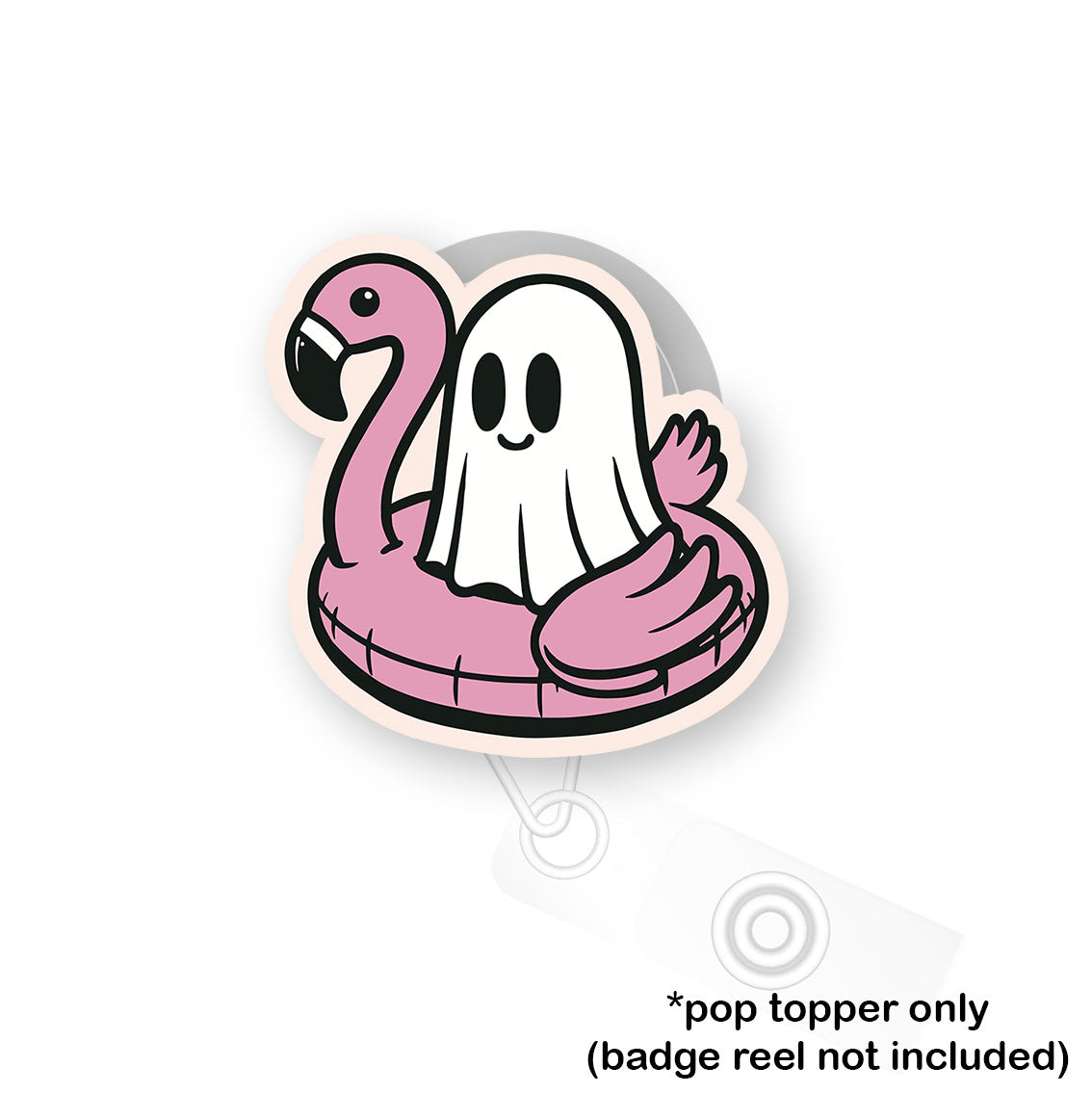 Ghost Halloween Pop Topper - - Topperswap