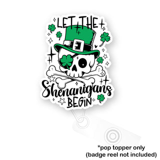 Shenanigans Skull Pop Topper