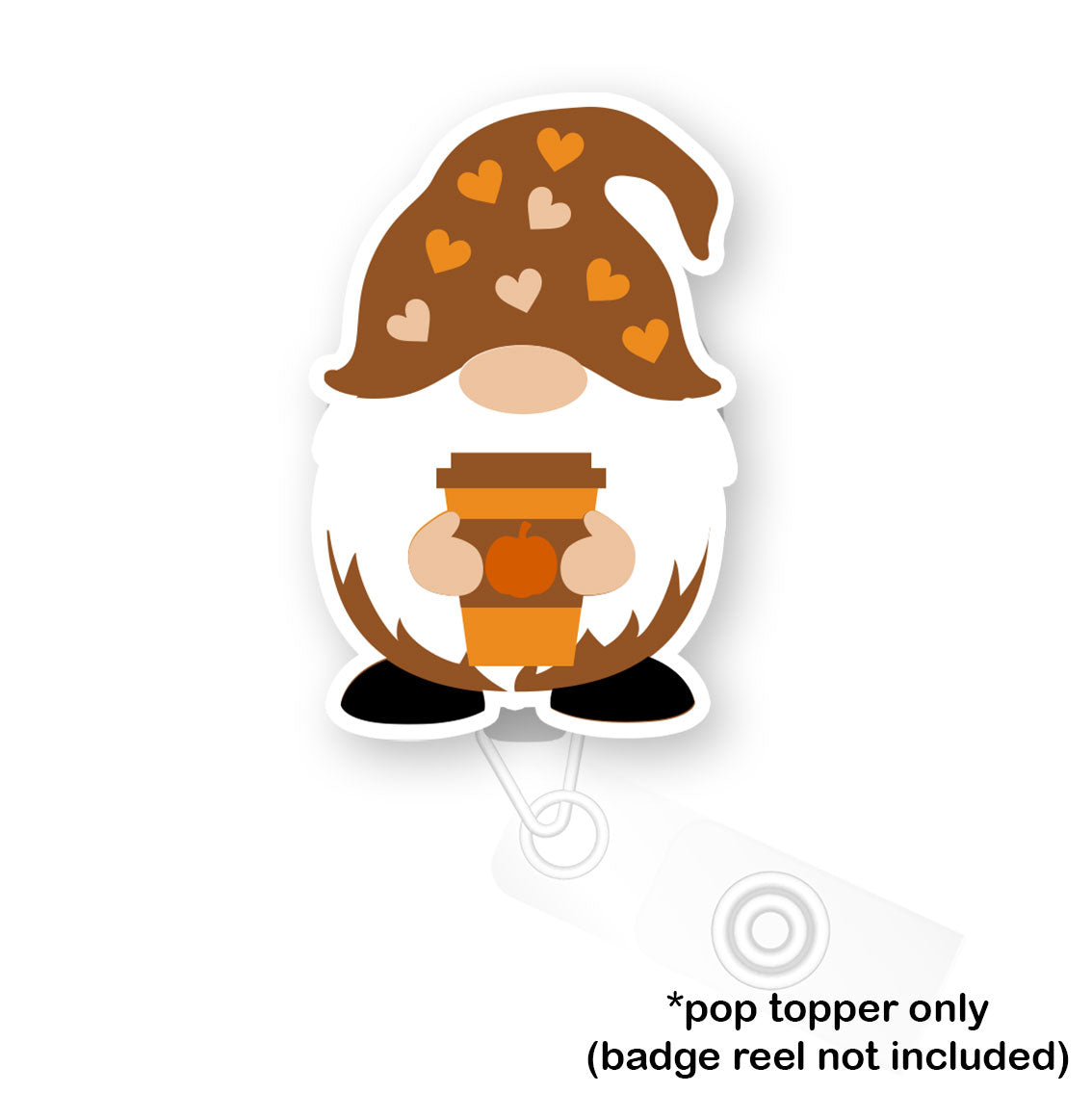 Pumpkin Spiced Latte Gnome Pop Topper - - Topperswap