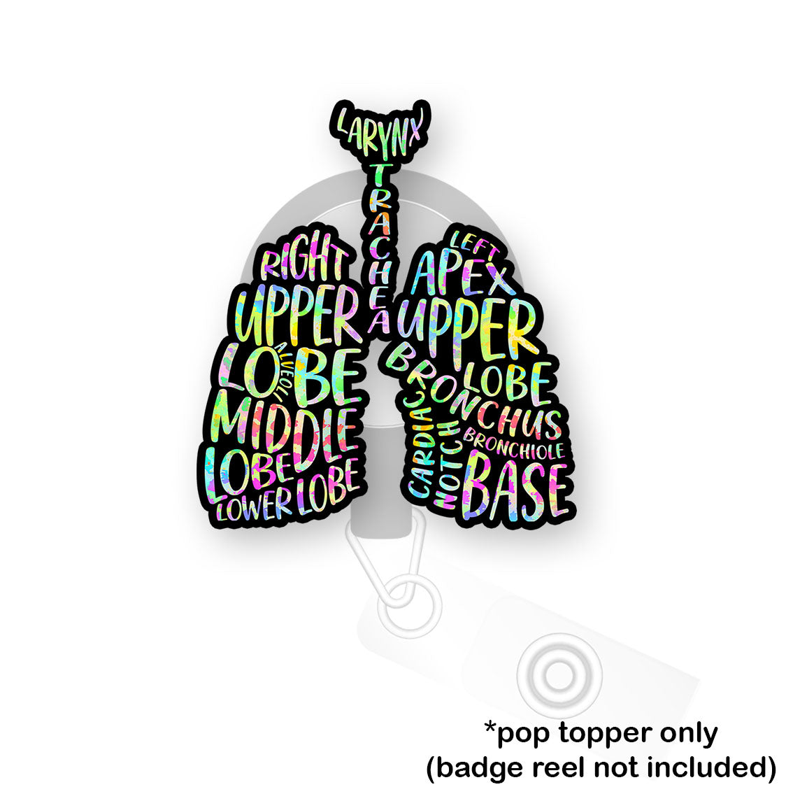 Lungs Anatomy Pop Topper - Flex - Matte - Topperswap