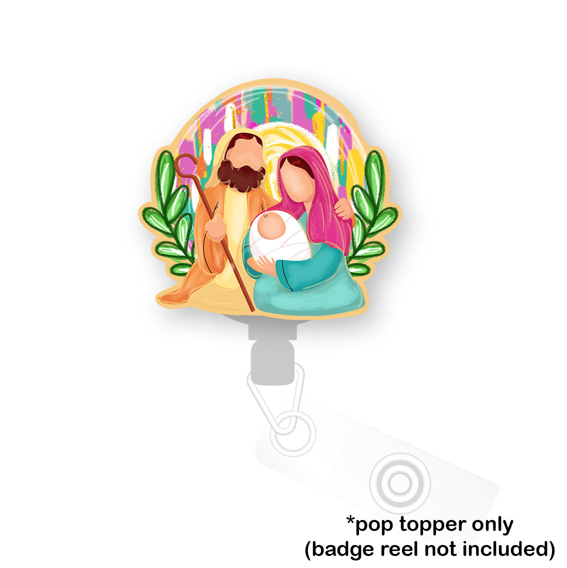 Holy Family Christmas Pop Topper - - Topperswap