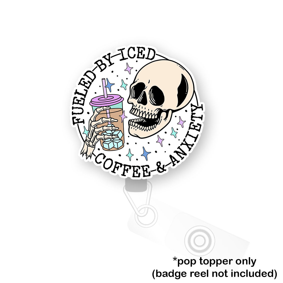 Fueled by Iced Coffee Pop Topper - Flex - Matte - Topperswap