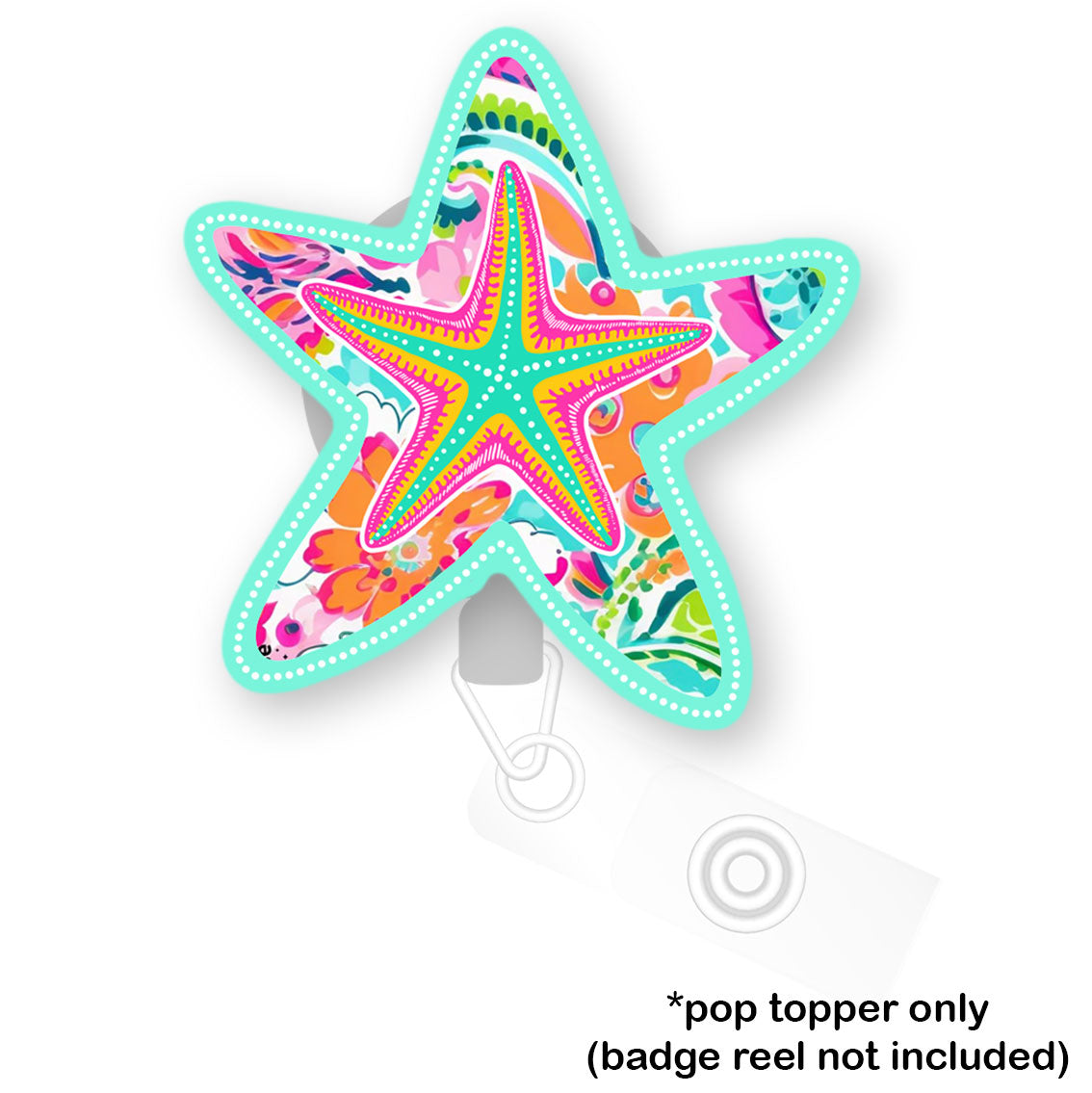 Starfish Splash Pop Topper - - Topperswap